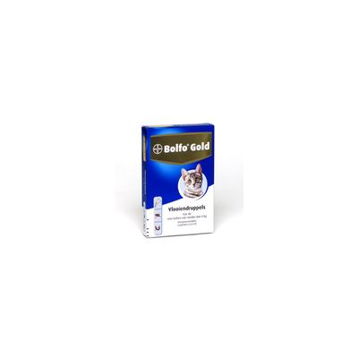 Bolfo Gold Kat 40 - Tot 4 Kg, 2 Pipetten